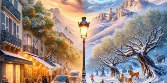 Hvordan er vejret i Frankrig i januar?