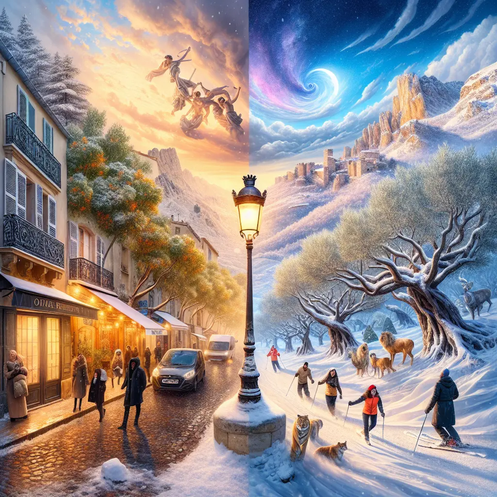 Hvordan er vejret i Frankrig i januar?