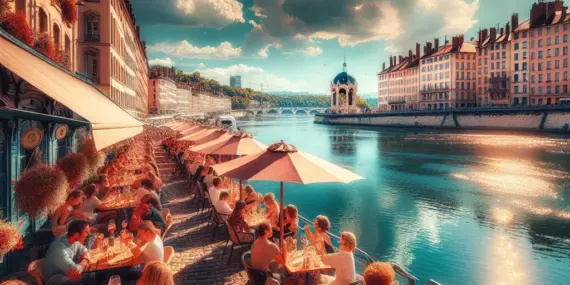 Hvordan er vejret i Lyon i august måned?