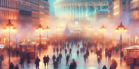 Hvordan er vejret i Lyon i december?