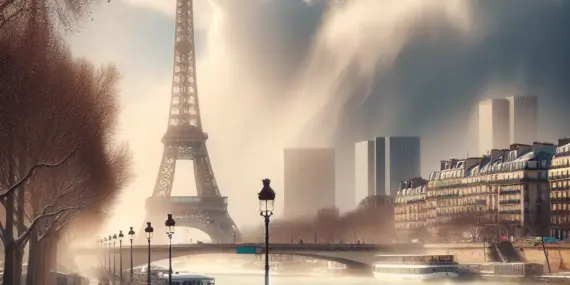 Hvordan er vejret i Paris i uge 7?